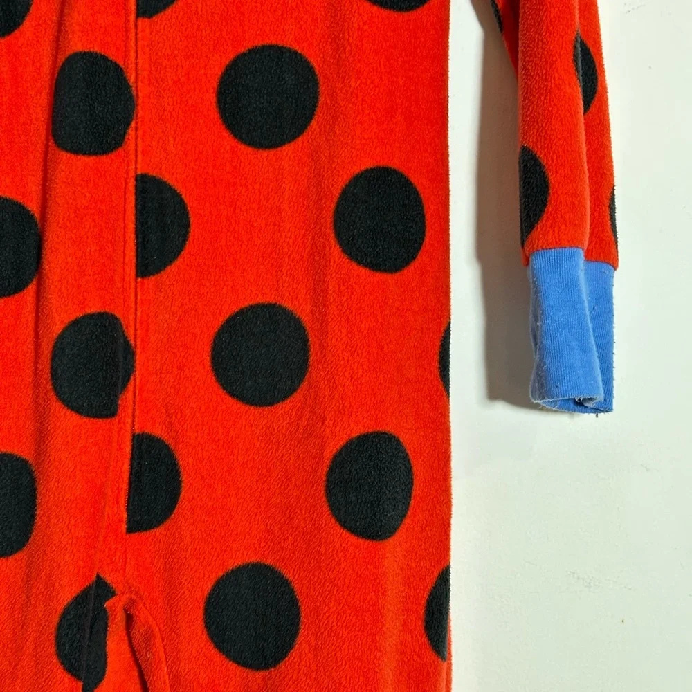 Miraculous Ladybug Cosplay Pajama Jumpsuit footie Costume Kids‎ Size S 6 6X